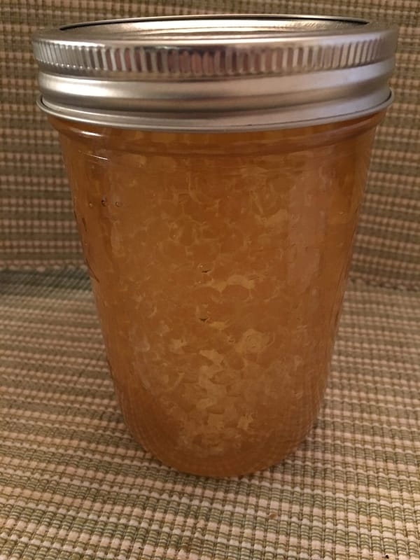 honey comb in jar
